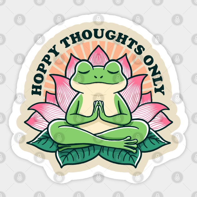 Hoppy thoughts only Sticker by FanFreak